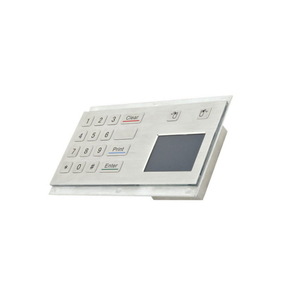 Piccolo In Acciaio Inox Tastierino numerico con Touchpad Mouse