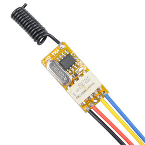 リレーリモートスイッチDC3.7V4.2V 5V 6V 7.4V 8.4V 9V 12V出力0Vドライコンタクトリレースイッチング値NO COM NC 315MHz 433MHz - Product Image 1