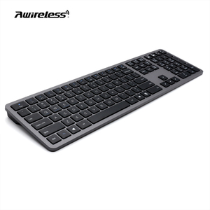 Full Size Rechargeable Magic <strong>Keyboard</strong> Ergonomic <strong>Computer</strong> Clavier bluetooth Wireless Bt <strong>Keyboard</strong> With <strong>Numeric</strong> Keypad - Product Image 1