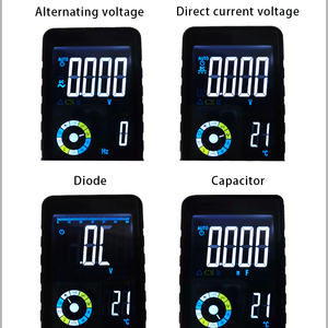 Multimètre numérique rechargeable 6000 points DCV/ACV 0,1-600V NCV/ maintien des données/ gamme automatique/ mesure de fréquence 3 5/6 chiffres faible - Product Image 3