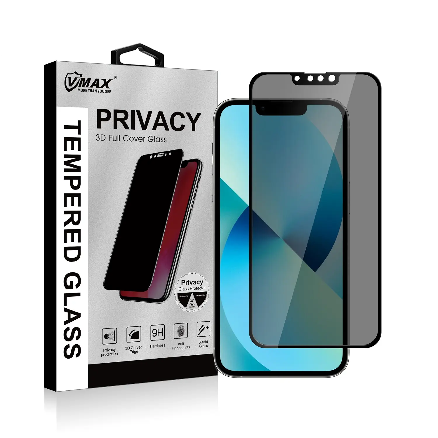 60 Graden Privacy Screen Protector Voor Apple Iphone 13 5.4 6.1 6.7 3D Gebogen Case Vriendelijke 9H Anti-spytempered Glas Film