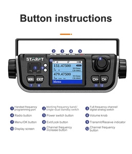 Starft m520d 20w woki talkie bt רמקול נטענת gps <span class=keywords><strong>dmr</strong></span> woki talkie טווח ארוך טווח