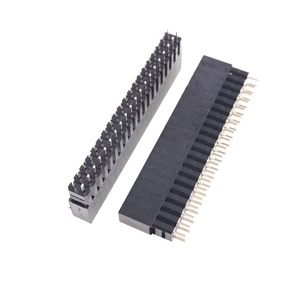 40 Pin 2.54mm Pitch Dual Spacer Receptacle Socket GPIO Header für Raspberry Pi A +/B +/Pi 2/Pi 3 - Tall 2x20 Female Header DIP