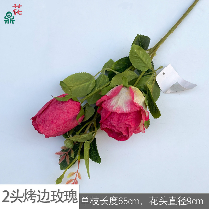 2-head roasted edge rose GY rose red