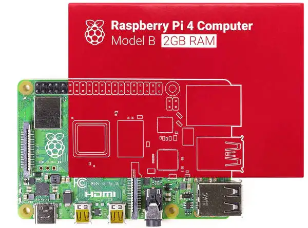 Raspberry beri Pi 4B 2GB, papan pengembangan baru buatan Inggris Raspberry Pi 4 Model B 2GB raspberry pi 4