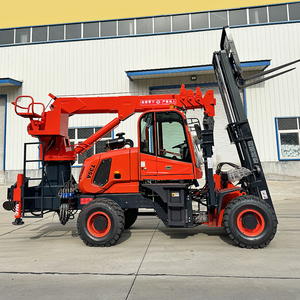 4WD Dieselmotor angetriebenes Lager Laden/Entladen Kran Gabelstapler Offroad Gabelstapler Heckkran Gebraucht Zustand Kern getriebe - Product Image 4