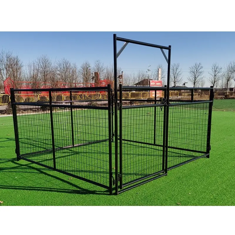 6/5 Bars Galvanized Powder Coated Farm Corral/Welded Metal Livestock Sheep Goat Fence / Temporary Cattle Horse Panels