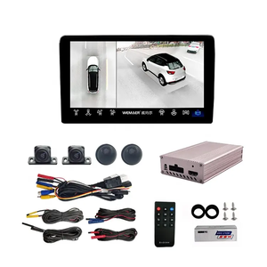 热12V 3D 360度圆形后视环绕DVR汽车倒车4摄像机套件停车传感器系统备用侧汽车摄像机系统 - Product Image 2