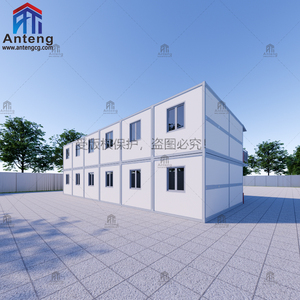 LCL ev genişletilebilir konteyner ev 40ft çelik çerçeve modüler tasarım kapalı ızgara yaşam evi için GÜNEŞ PANELI hazır çatı ile - Product Image 4