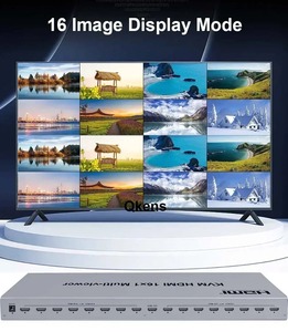 Xput HD interruttore Full HD 1080P KVM HDMI 16x1 Multiviewer 16 in 1 Out con pulsante e controllo IR supporto tastiera del Mouse - Product Image 3