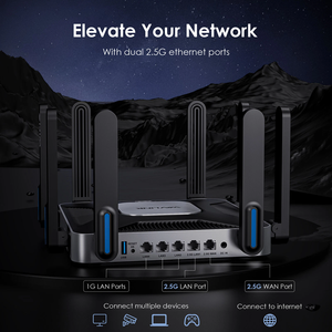 WAVlink WL-WN592AX6 WiFi 6 Mesh <strong>Router</strong> Dual Band AX6000 for Home <strong>Use</strong> with VPN and <strong>QoS</strong> Functionality - Product Image 4