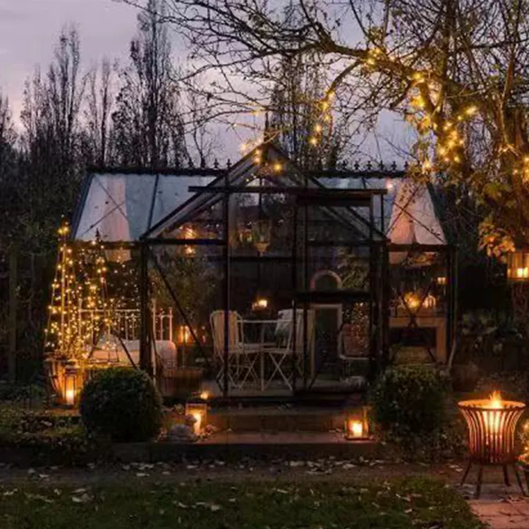 Sala de Sol de diseño moderno con paredes de aluminio de vidrio de calidad superior para casa y refugio de jardín Experiencia de exportación rica