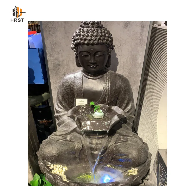 Buddha Water Fall Fountain Water Fall Buddha Waterfall Statue For Home And Homestay For Garden