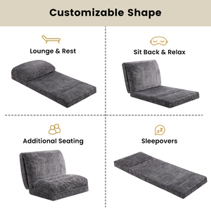 Cómodo colchón de tatami plegable de algodón gigante suave, colchón grueso y cálido para perezosos con correas King Size - Product Image 2