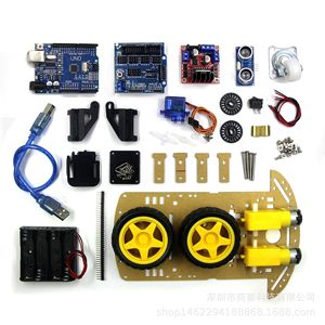 Bluetooth-gesteuertes Roboter-Auto-Kit 2 Räder 4 Räder Auto-Kit DIY HC-05 mit Arduino