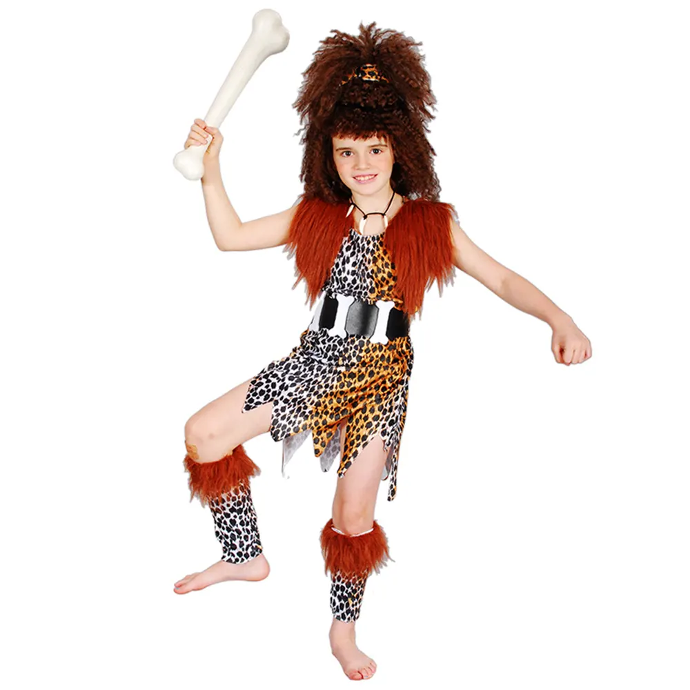 Festa di carnevale Cosplay per bambini di Halloween vestito Costume da spettacolo teatrale per ragazze Native