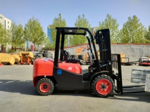 <strong>Free</strong> Shipping Diesel Forklift Lifting Truck 3 Ton 4 Tons <strong>Reach</strong> Forklift With Fork Positioner and Side Shifter Warehouse Forklift
