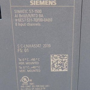 6ES7531-7QF00-0AB0 nuevo controlador de programación PLC de punto Original usado SIEMENS PLC SIMATIC módulo de entrada analógica de 2/2" - Product Image 2