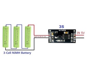 1-8s 1.2V-9.6V NiMHNiCdバッテリー専用充電器充電モジュールボード - Product Image 4