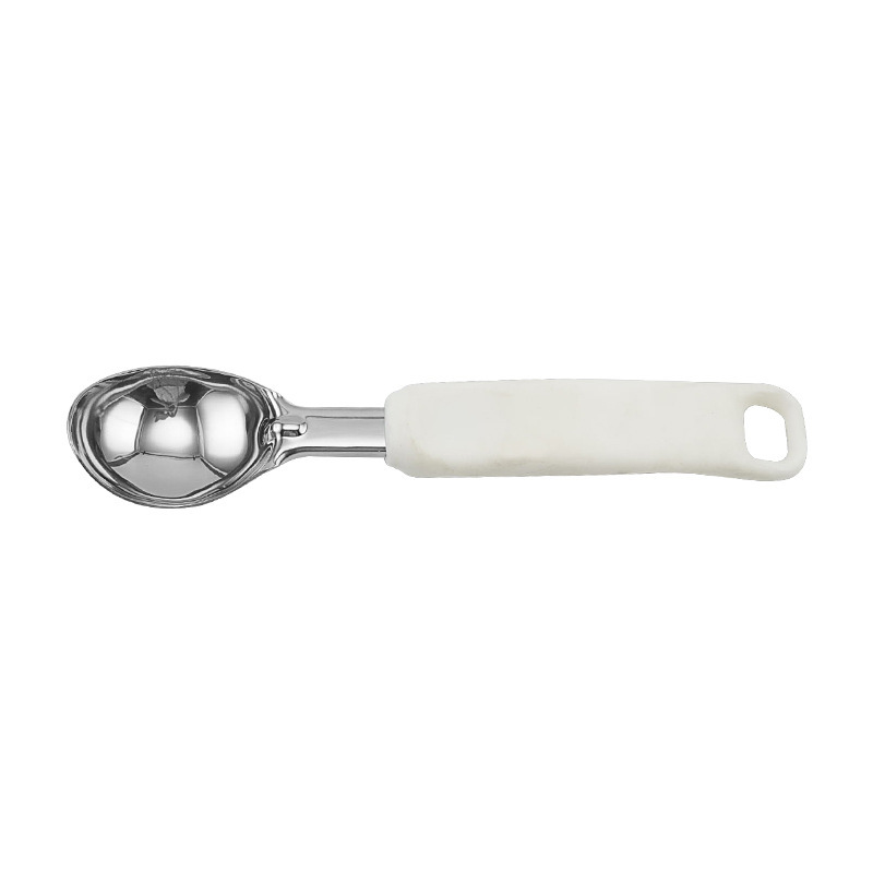 Cuchara blanca para helado