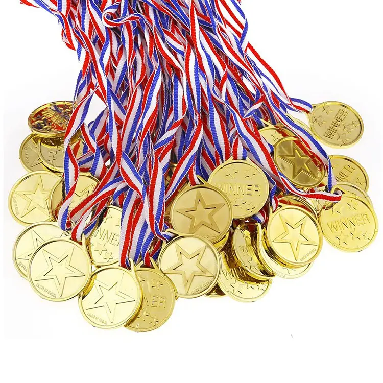 Großhandel Ihr Design benutzer definierte Zink legierung 3D Gold Award Trophäen Medaillen Plaketten Sport medaille