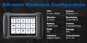 Neueste X100 PAD3 SE Professional-Schlüssel programmierer OBD2-Diagnosetools ECU-Codierung Eingebaute CAN FD-Bidirektion ale Steuerung - Product Image 3
