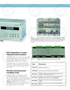 SYNCHROTACT 5 6 SYN 5201 5202 5203 Equipos y sistemas de sincronización y paralelo para máquinas y redes síncronas - Product Image 5