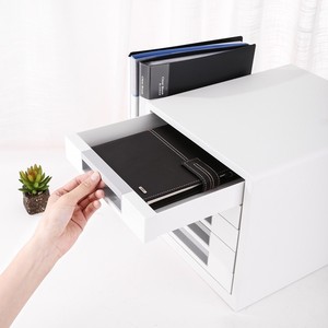 High Quality Deli 9780 Office Desktop Storage <strong>File</strong> Cabinet 5-layer Large-capacity A4 <strong>File</strong> Storage ABS Resin Light Gray Single - Product Image 5