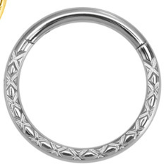 Titanium natural color flat pattern B style