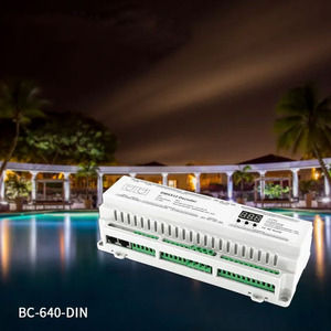 BC-640-DIN 40CH 24V DC DIN Schiene DMX512/1990 zu Konstant spannung PWM Controller RGB RGBW DMX Decoder 120A DIN-RAIL DMX Decoder - Product Image 3