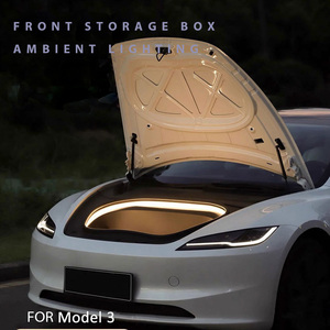 Araba aksesuarları ön depolama işık arka gövde ortam LED ışık ing iç atmosfer LED ışık ışık şeridi Tesla modeli için 3/X/Y - Product Image 1