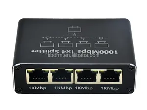 卸売1000MbpsイーサネットスプリッターアダプターRJ451IN4 Out - Product Image 2