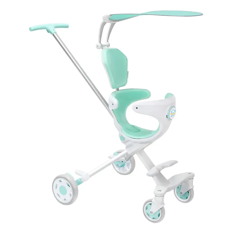 Monta sen MT6 Aluminium Kinderwagen Dreirädriger faltbarer Kinderwagen für bequemes Reisen