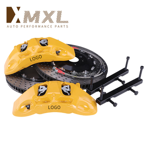 Özelleştirilmiş yüksek ön büyük frenleme kiti 380 6 Pot modifiye yarış fren kaliper ile 410MM FREN DİSKİ MM Rotor kiti - Product Image 2