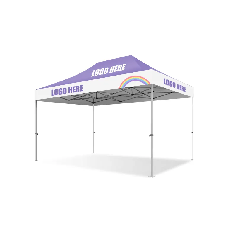 Custom Big Outdoor branded 50mm Commercial Trade Show Folding Big Tent popup gazebo 3x4.5 10x20 10 X 15 Canopy Tent