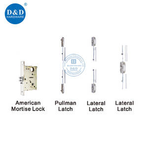 ล็อค4จุดโดยขอบแนวตั้งแบบ3ทิศทางสแตนเลสและอลูมิเนียมบาร์ประตูตื่นตระหนกอุปกรณ์ออก - Product Image 2