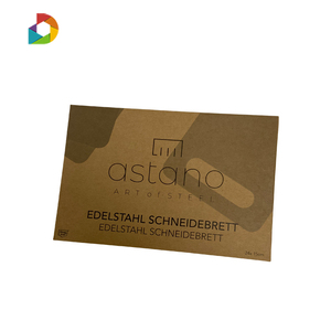 Kunden spezifisch bedruckter recycelbarer Kraft umschlag mit Knopf-und Schnur verschluss hand gefertigte Papier umschläge kunden spezifischer Offsetdruck M-74 - Product Image 6