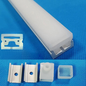 180 Degree Three Sides Luminous Silicone <strong>LED</strong> Channel Diffuser Large Beam Angle Top Emitting 20*14mm - Product Image 2