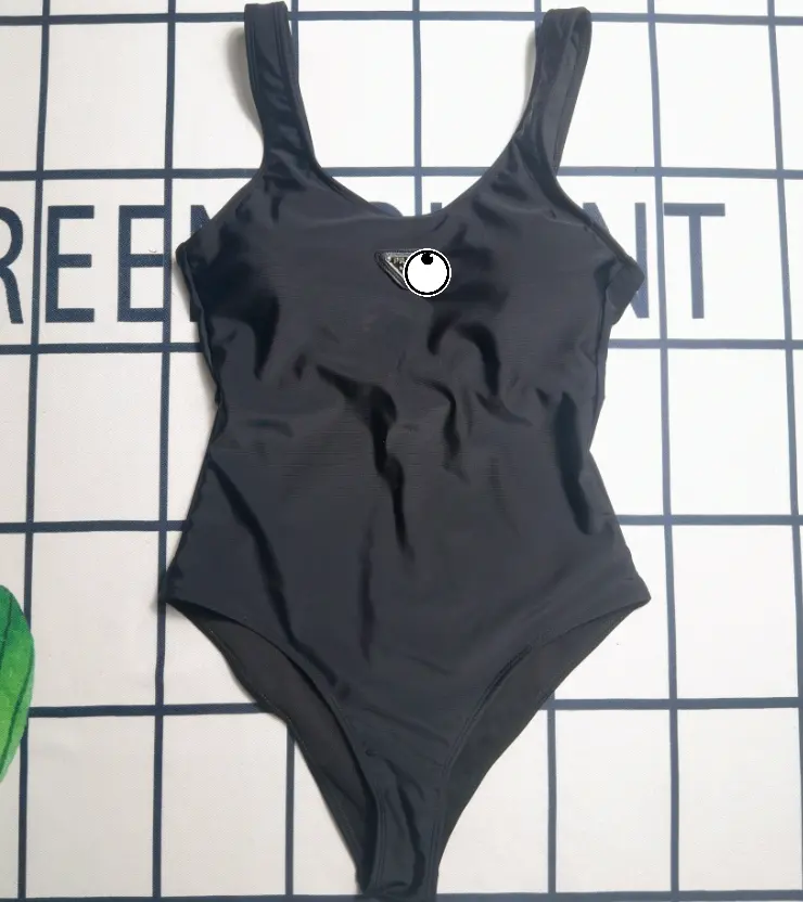 NEW STOCK Luxury Brand Name Swimsuit With Pad Sexy Women One Piece Designer Swimwear