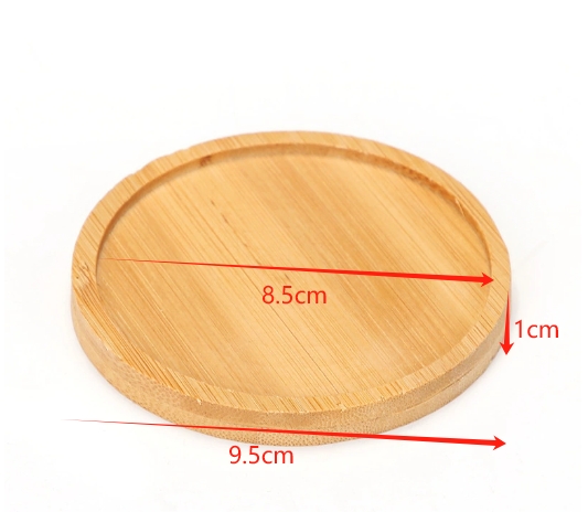 Jaune naturel Diamètre extérieur 9,5 cm, diamètre intérieur 8,5 cm