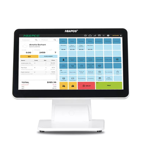 HBAPOS GM10 платежный кассовый аппарат в одном терминале системы Pos с сенсорным экраном, который используется в супермаркете и ресторане. - Product Image 1
