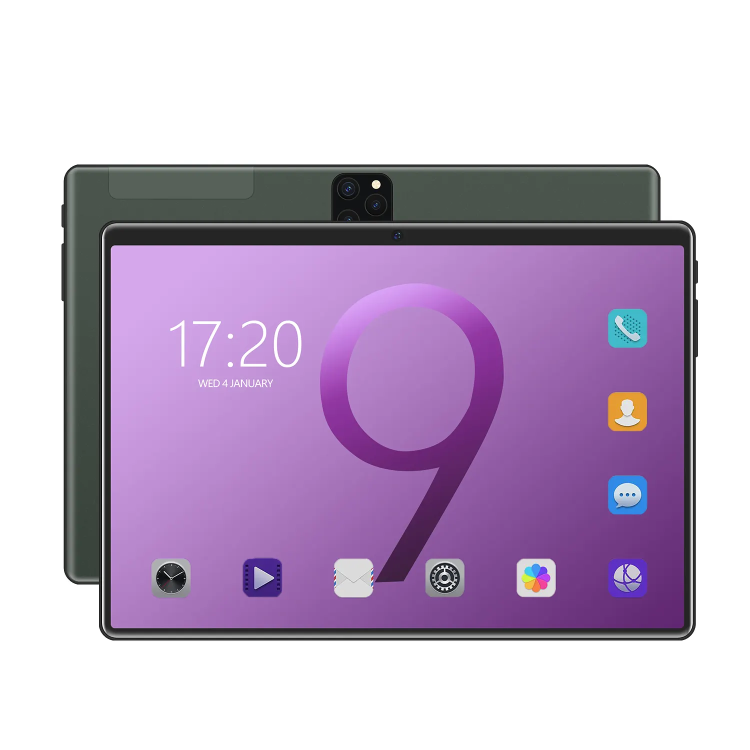 Tablette Pc Android 10.1 de 8.1 pouces, avec processeur Quad Core, 6 + 128 go, Wifi, 4g, Oem, 10.1
