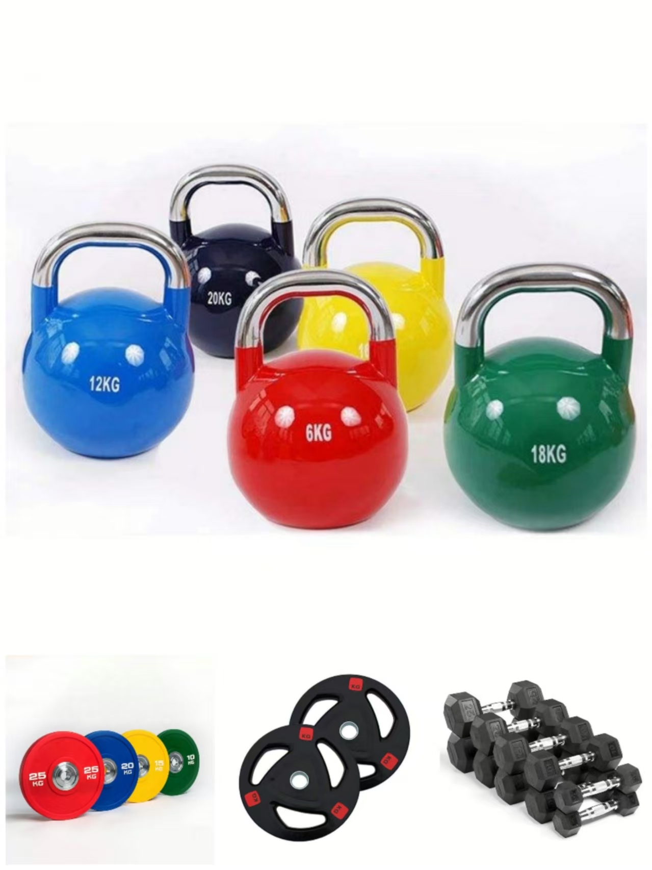 Haltères et Kettlebells