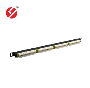 LIYUAN NingBo Proveedor 110 0.5U 24 puertos Cat5e Sin blindaje LSA IDC Modular UTP Patch Panel para aplicaciones de red - Product Image 1