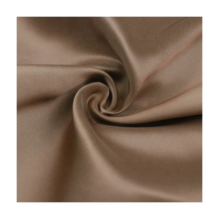 Tela de seda de rayón 68Dx120D forro de seda de imitación de sarga