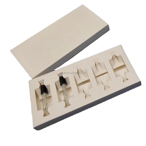 Custom Designed Hexagonal Cosmetics Packaging Gold Foil Embossed Cardboard <strong>Box</strong> <strong>5</strong> Bottles Perfume Vials Folded Vanishing Printing - Product Image 1