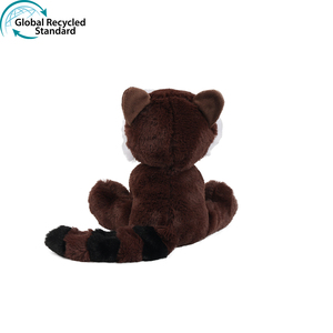 קיימא חמוד אדום פנדה plushie צעצוע 100% ממוחזר חומר ממולא <span class=keywords><strong>racoon</strong></span>