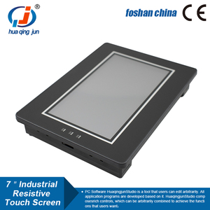 Huaqingjun7インチHMIイーサネットRS485232422通信DC10-30V CNCマシン用タッチスクリーン - Product Image 4