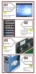 XZH <strong>TEST</strong> 3 Phase <strong>Microcomputer</strong> Secondary Injection <strong>Test</strong> Set Three Phase Relay Protection Tester - Product Image 3