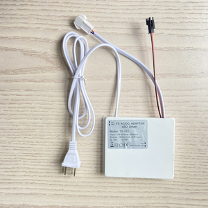 Interruttore a due sensori touch Anti-appannamento Dimmer Touch Smart con alimentatore driver sfangatore 3 colori per luce a Led specchio - Product Image 3